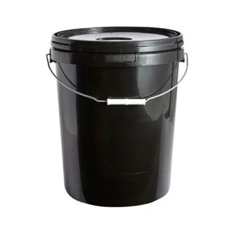 فروش عمده سطل 22 کیلویی کلاژردار مشکی